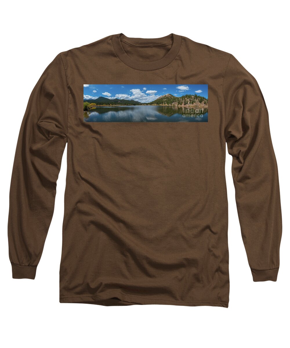Lilly Lake Long Sleeve T-Shirt featuring the photograph Lily Lake Panorama by Michael Ver Sprill