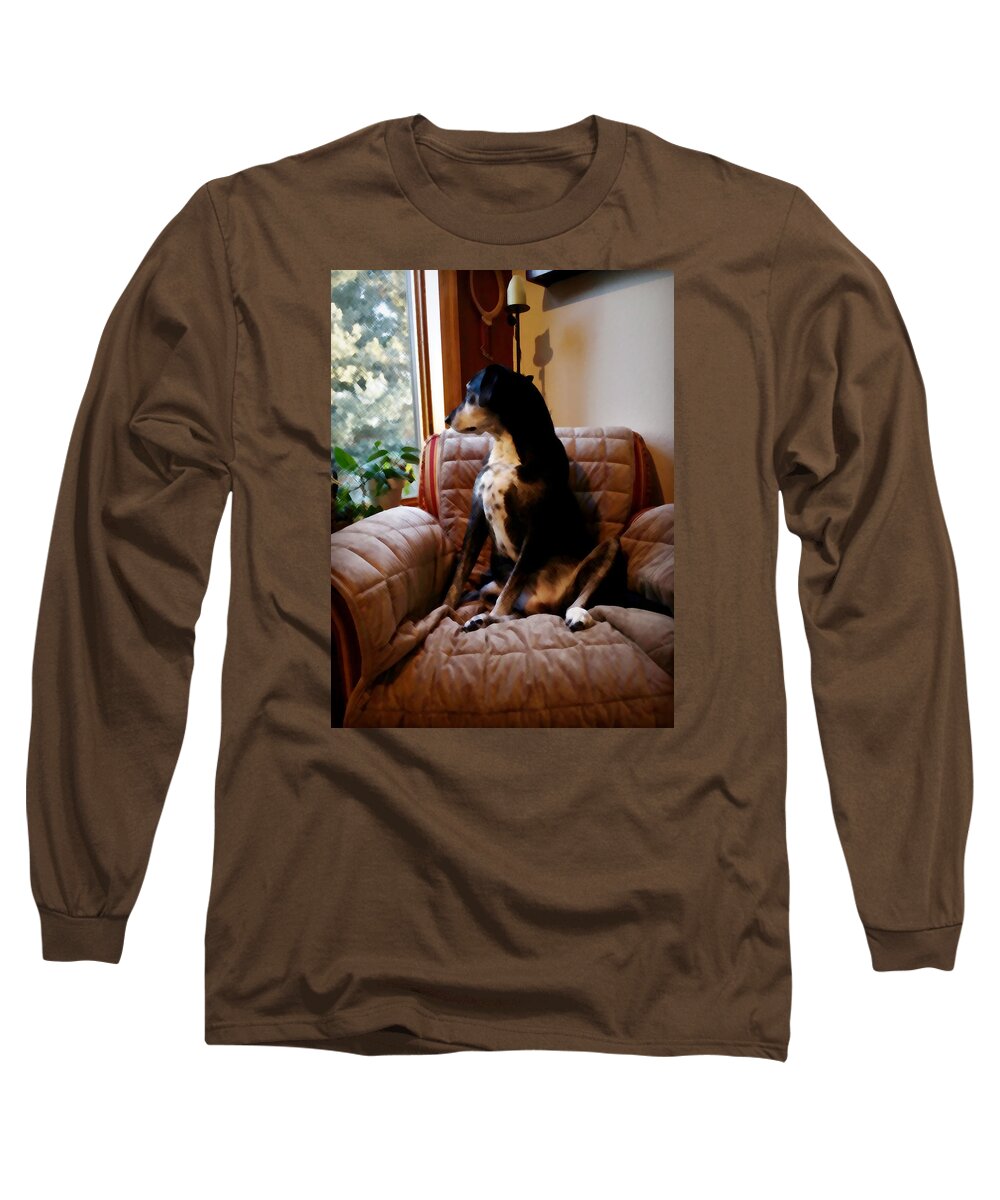 Family Long Sleeve T-Shirt featuring the photograph Maggie's Spot by David Ralph Johnson