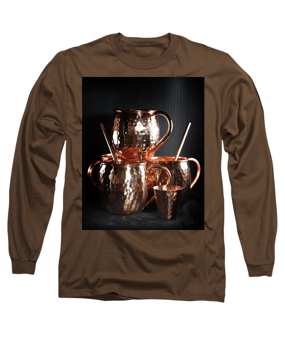 Moscow Mule Long Sleeve T-Shirt featuring the photograph Moscow Mule Set by Sean Seal