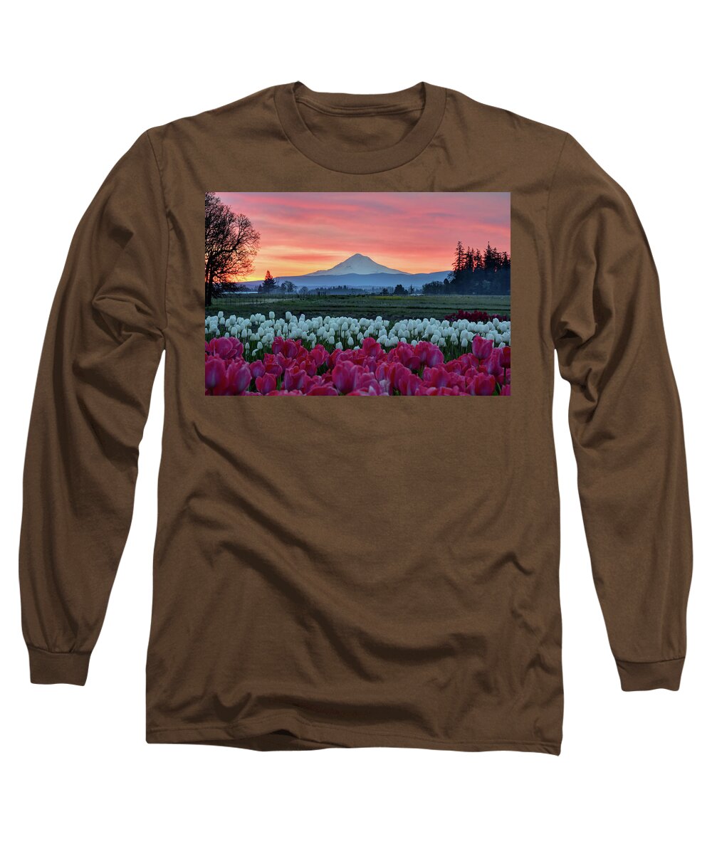 Mark Whitt Long Sleeve T-Shirt featuring the photograph Mount Hood Sunrise by Mark Whitt