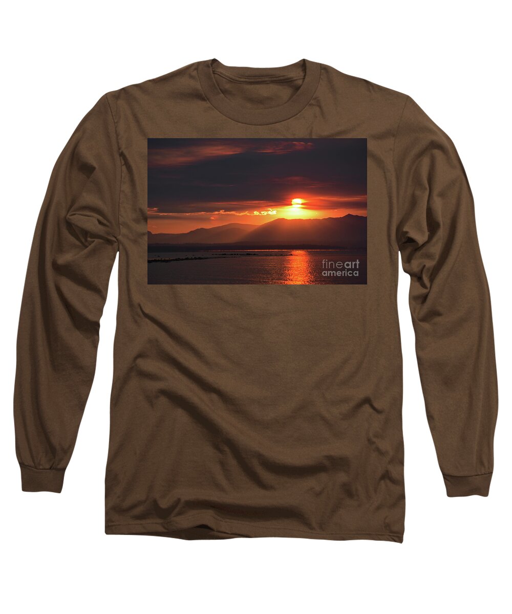 Sunrise Long Sleeve T-Shirt featuring the photograph Mountain Sunrise by Russ LaScala