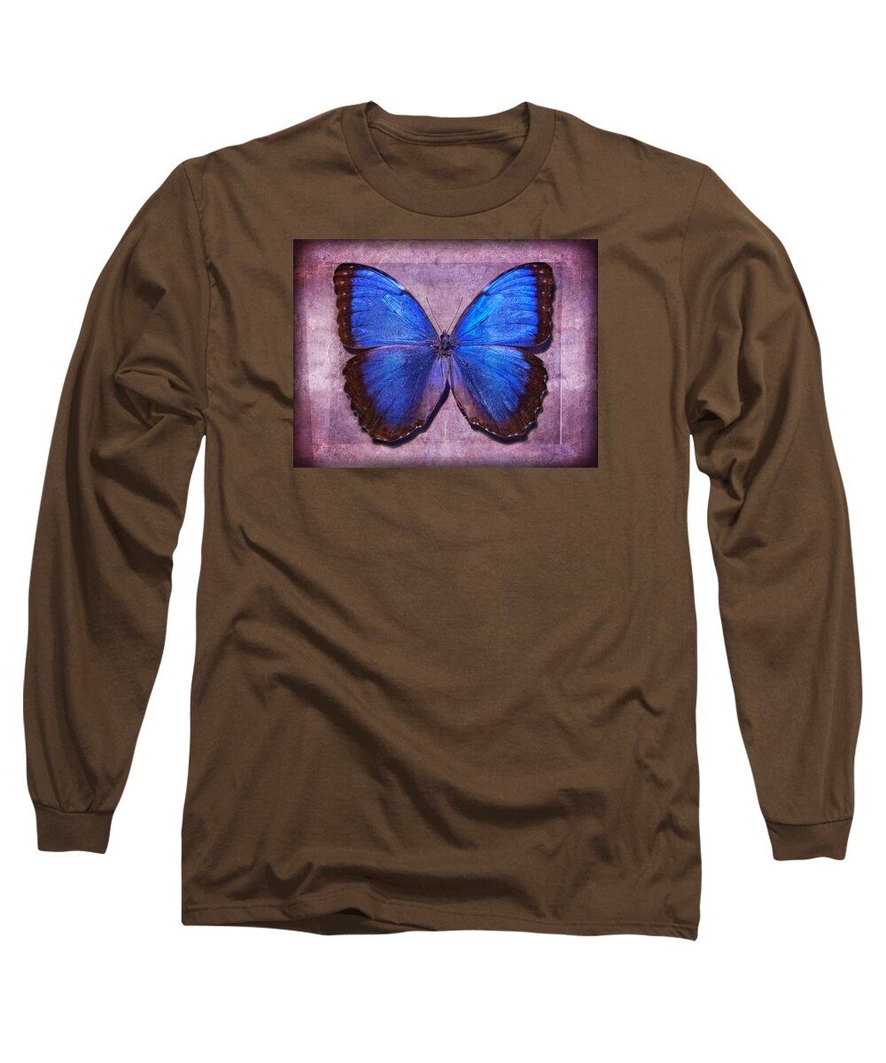 Butterfly Long Sleeve T-Shirt featuring the photograph Nature's Angels II by Leda Robertson