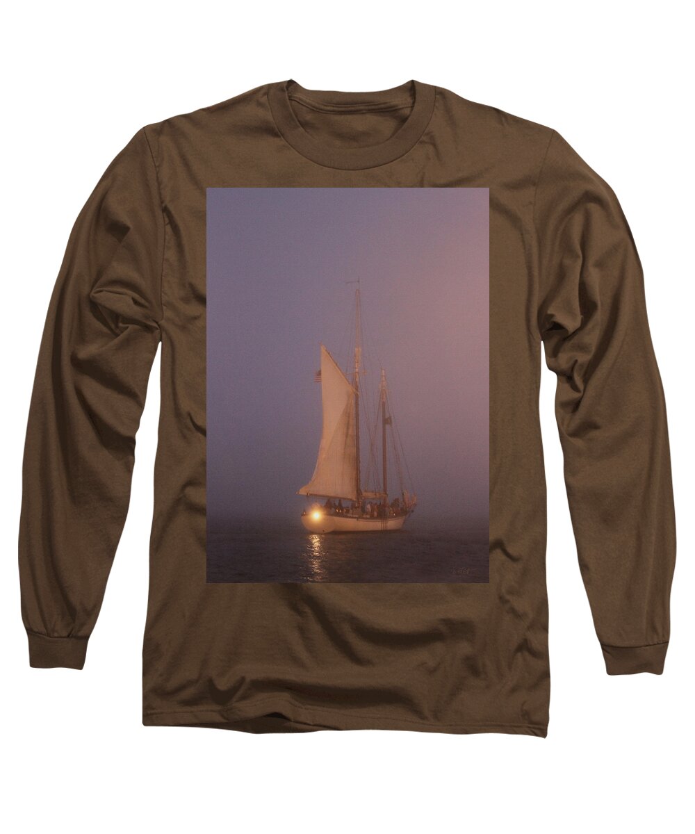 Bonnie Follett Long Sleeve T-Shirt featuring the photograph Night Passage by Bonnie Follett