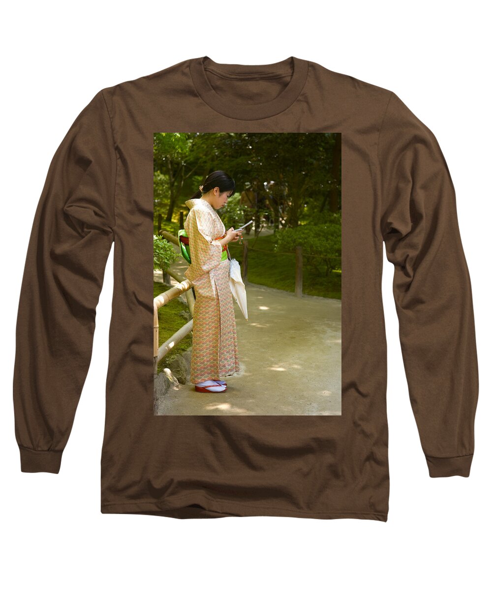 Japan Long Sleeve T-Shirt featuring the photograph Old and Modern by Sebastian Musial