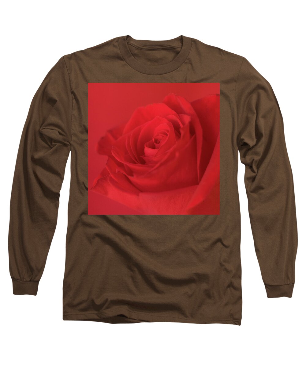 Red Rose Long Sleeve T-Shirt featuring the photograph Passion by Holly Ross