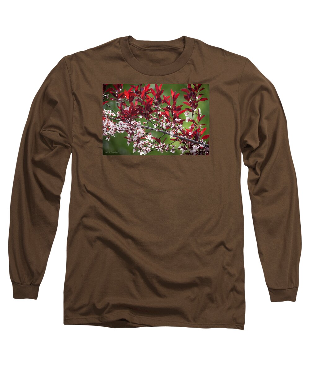 Tennessee Long Sleeve T-Shirt featuring the photograph Purple Leaf Plum No. 3 by Todd Blanchard