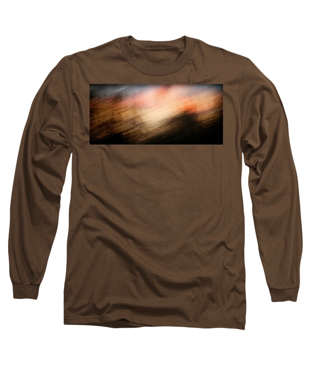 Abstract Expressionism Long Sleeve T-Shirt featuring the photograph Race You to the Top by Marilyn Hunt