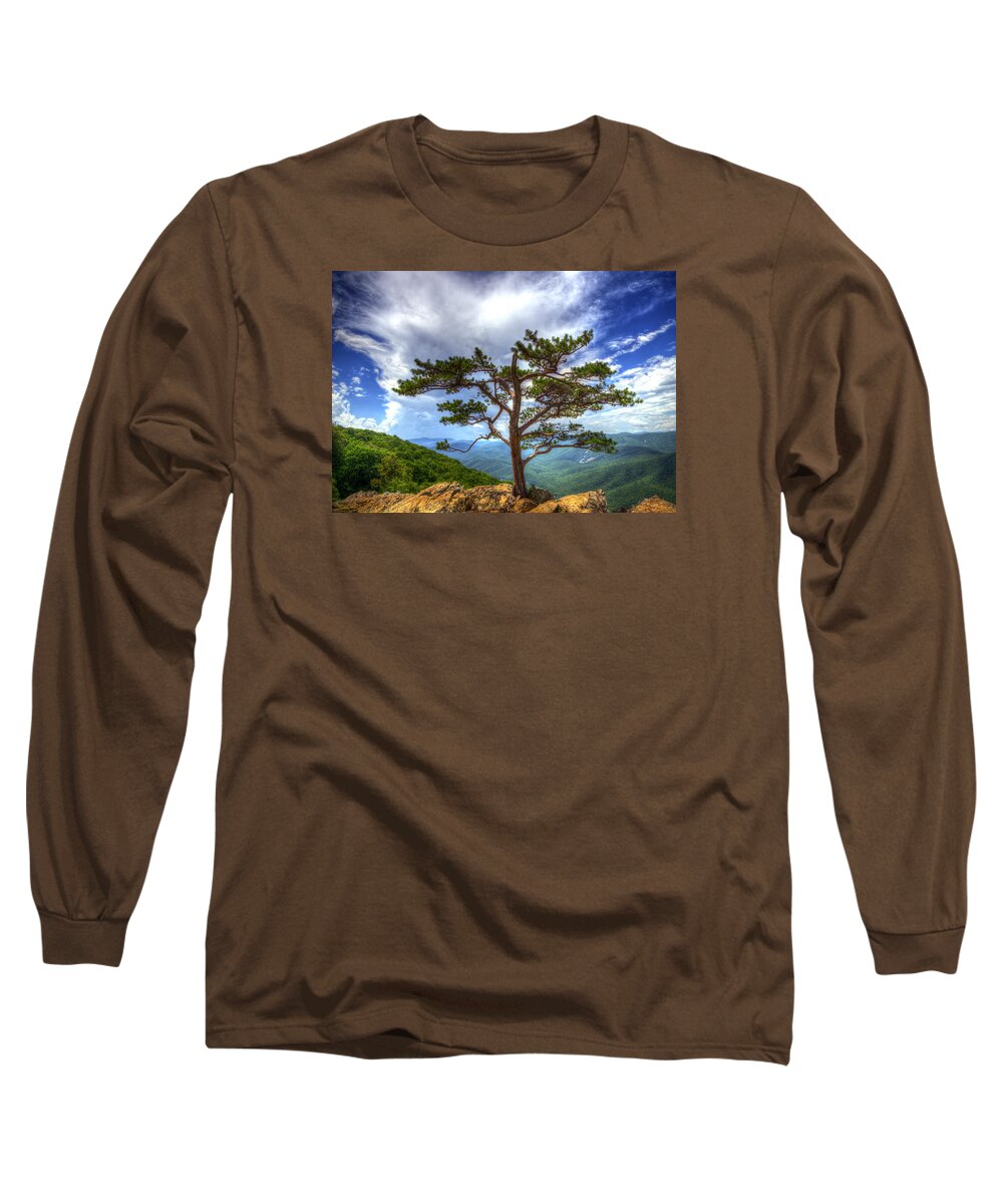 Ravens Roost Long Sleeve T-Shirt featuring the photograph Ravens Roost Tree by Greg Reed
