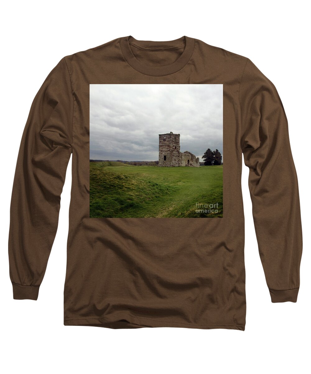 Landcape Long Sleeve T-Shirt featuring the photograph Ruin by Sebastian Mathews Szewczyk