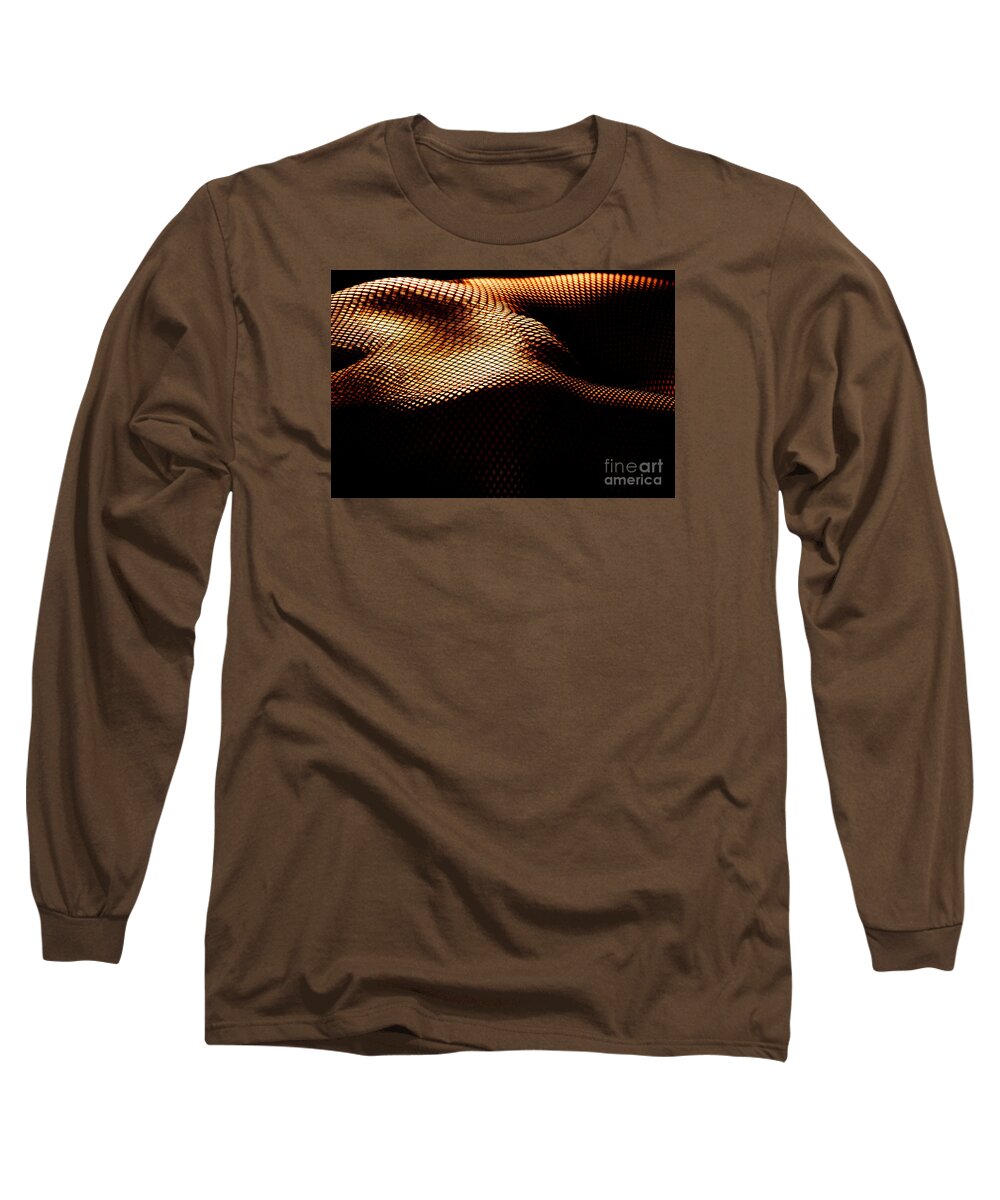 Artistic Long Sleeve T-Shirt featuring the photograph Shield web by Robert WK Clark