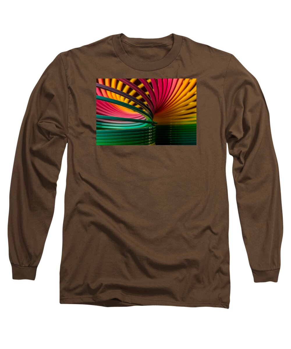 Toy Long Sleeve T-Shirt featuring the photograph Slinky III by Bob Cournoyer