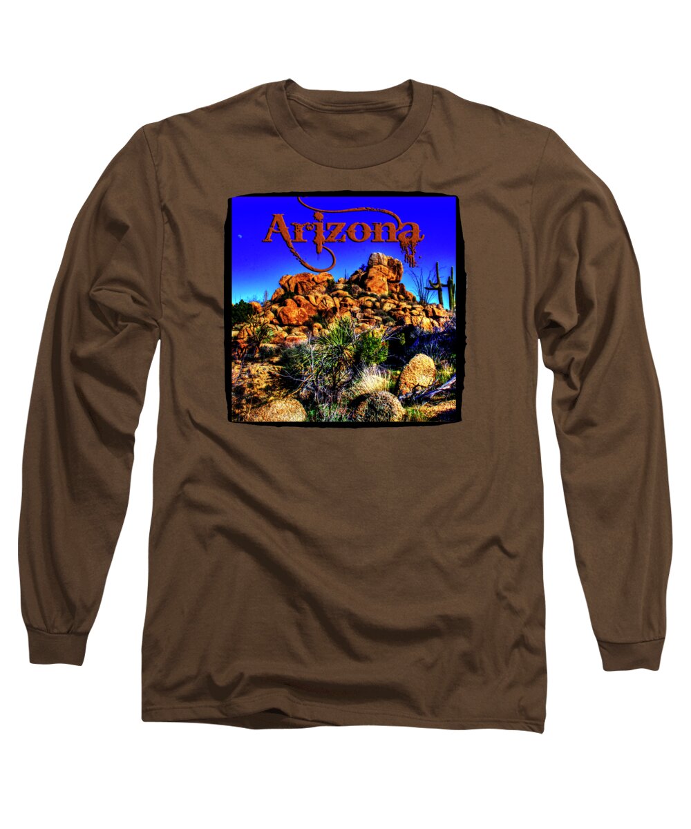 Arizona Long Sleeve T-Shirt featuring the photograph Southbound on US 93 by Roger Passman