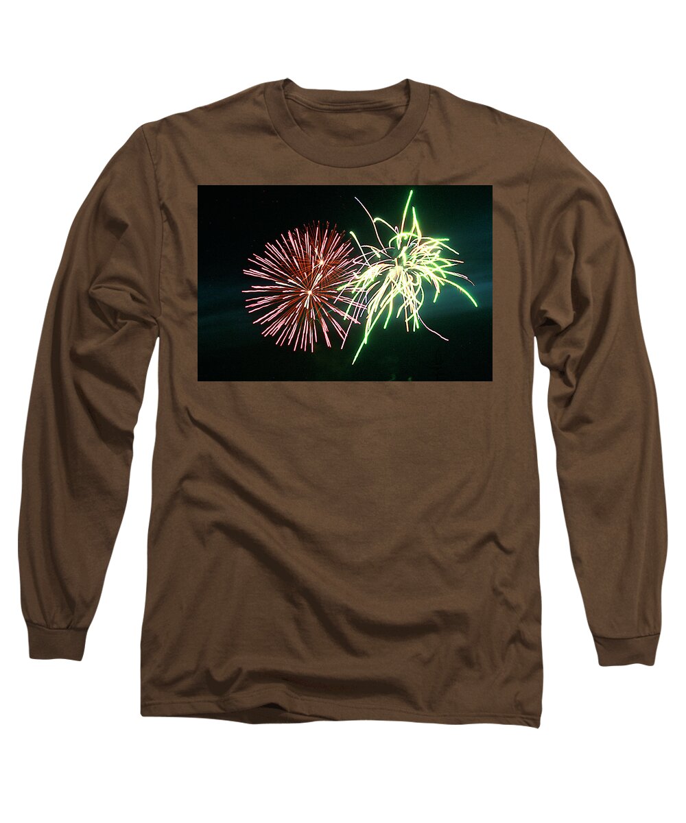 Fire Long Sleeve T-Shirt featuring the digital art Spider On Flower by Gary Baird