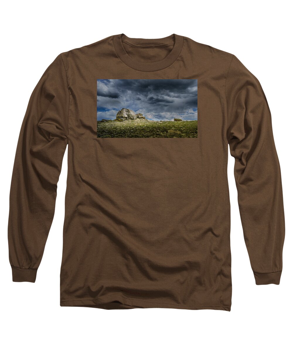 Colorado Long Sleeve T-Shirt featuring the photograph Stormy Peak 1 by Mary Angelini