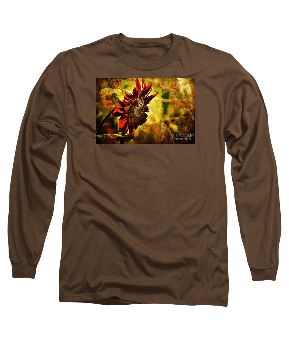 Sunflower Long Sleeve T-Shirt featuring the photograph Sunflower by Lois Bryan
