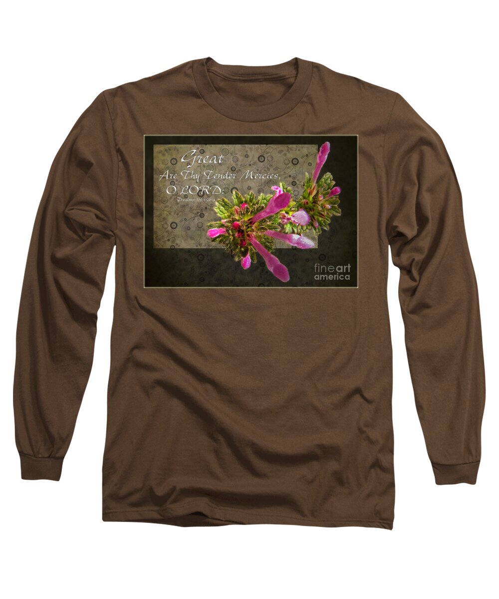 Nature Long Sleeve T-Shirt featuring the photograph Tender Mercies by Debbie Portwood