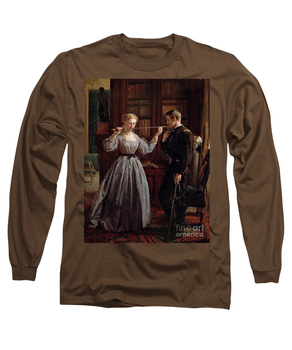 War Of Northern Aggression Long Sleeve T-Shirt featuring the painting The Consecration by George Cochran