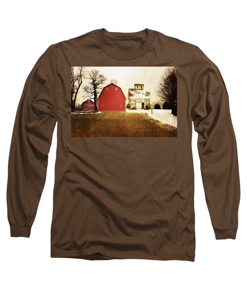 Barn Long Sleeve T-Shirt featuring the photograph The Favorite by Julie Hamilton