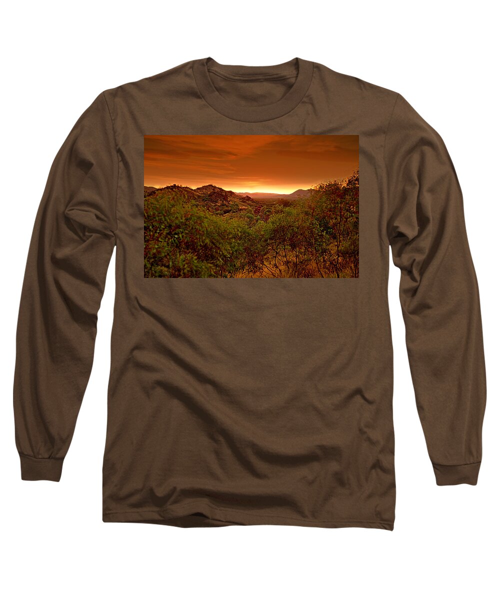Australia Long Sleeve T-Shirt featuring the photograph The Land Before Time by Paul Svensen