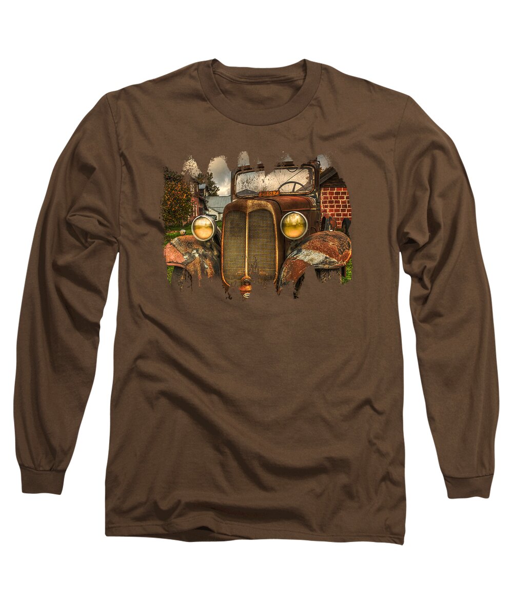 Old Truck Prints For Sale Long Sleeve T-Shirt featuring the photograph Not Old Just A Little Rusty by Thom Zehrfeld