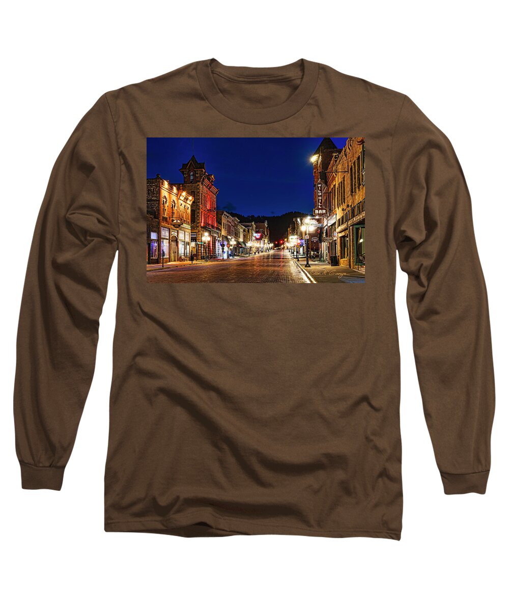 Deadwood Long Sleeve T-Shirt featuring the photograph Then and Now by Dan McGeorge