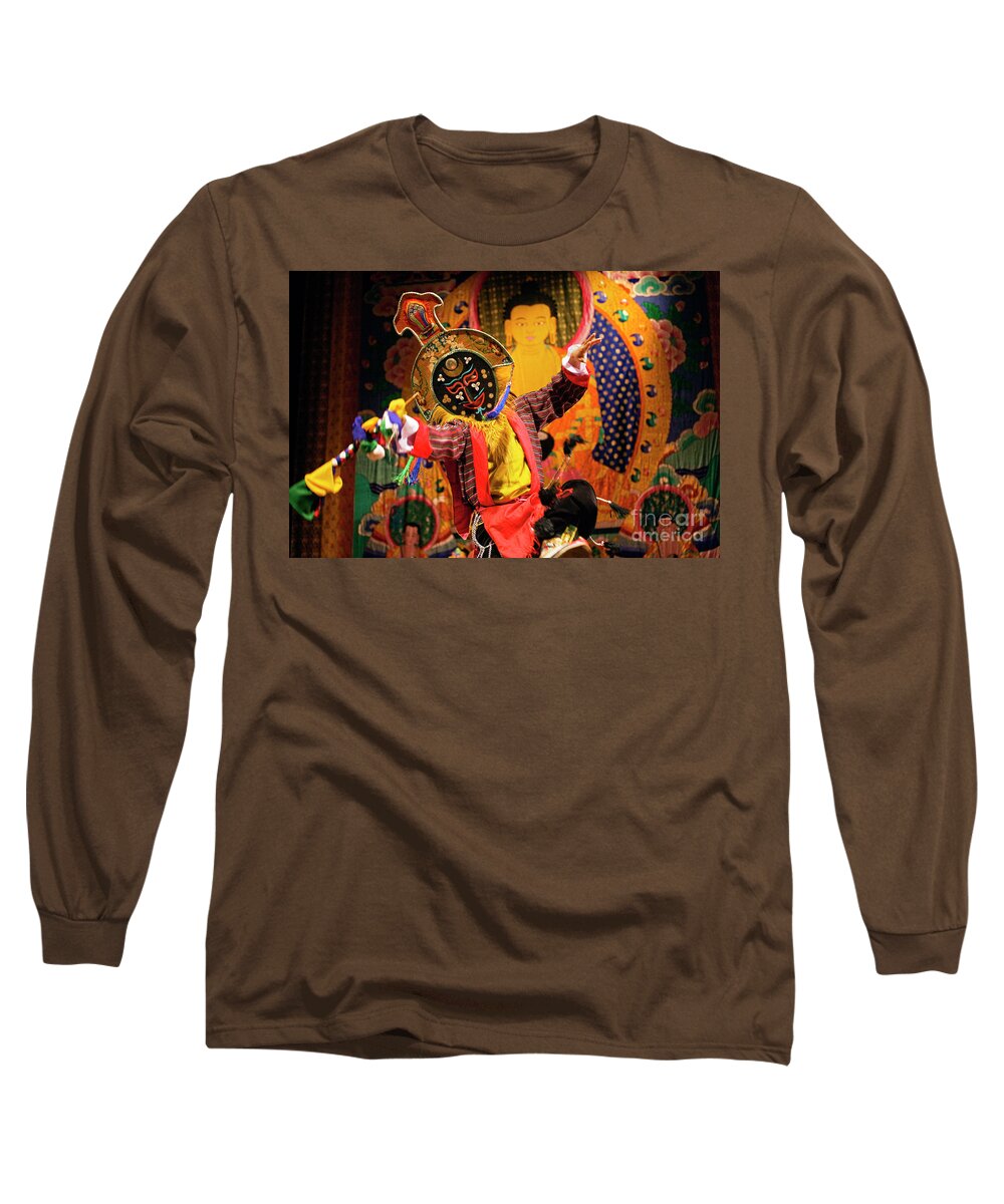 Craig Lovell Long Sleeve T-Shirt featuring the photograph Tibetan_d240 by Craig Lovell