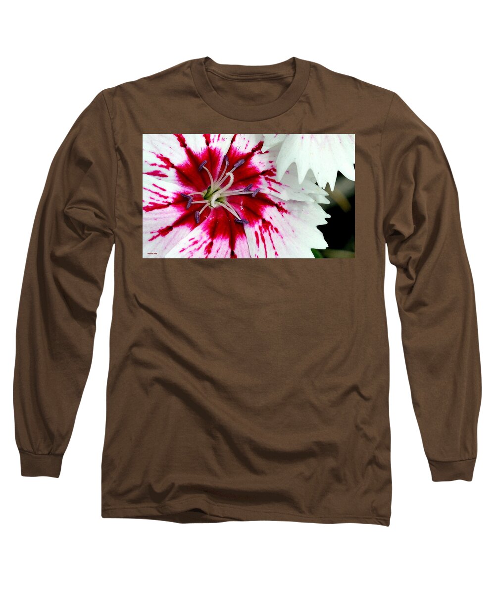 Flower Long Sleeve T-Shirt featuring the photograph Tie-Dye Pallette by Andrea Platt