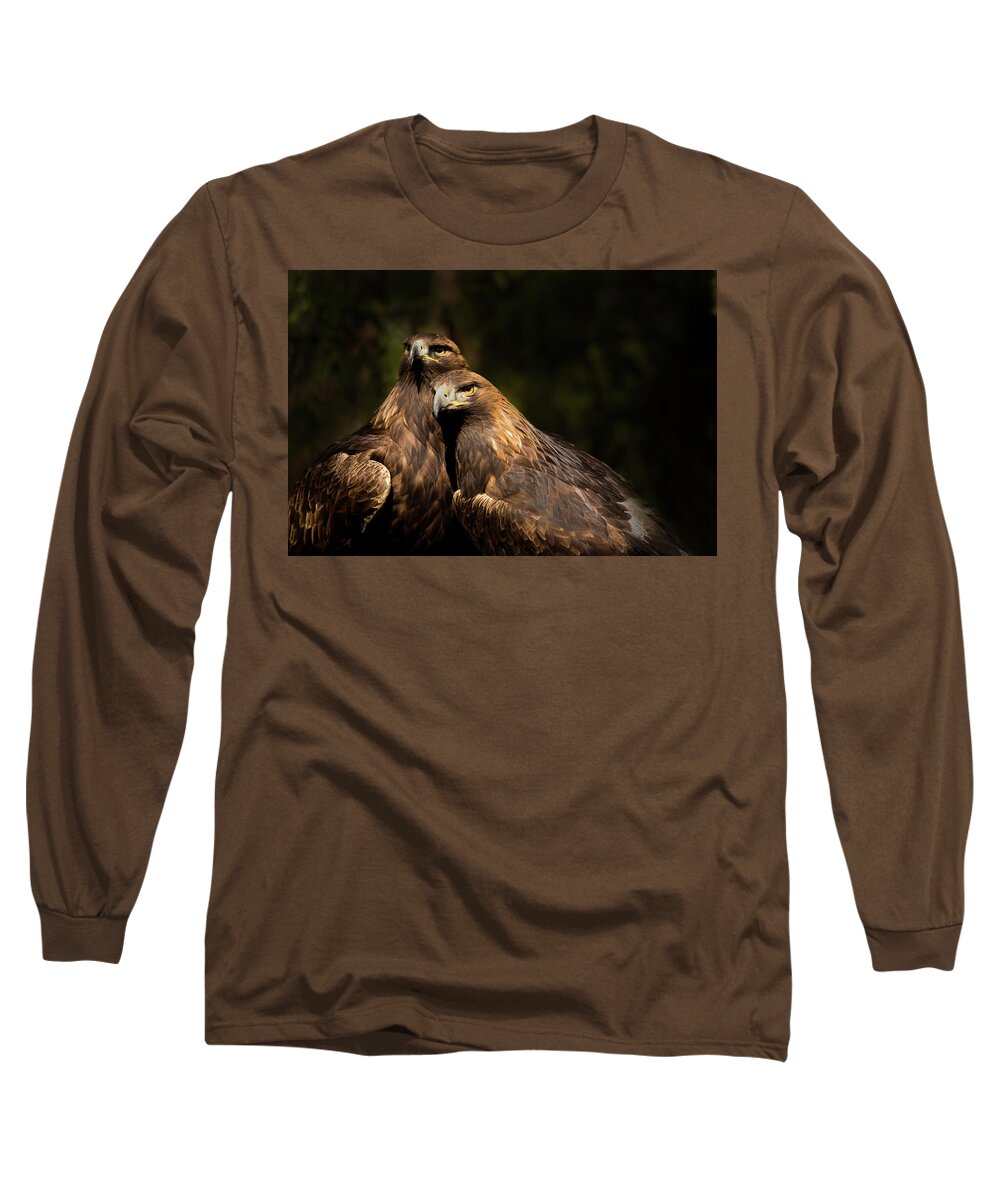 Bird Long Sleeve T-Shirt featuring the photograph Together by Bob Cournoyer