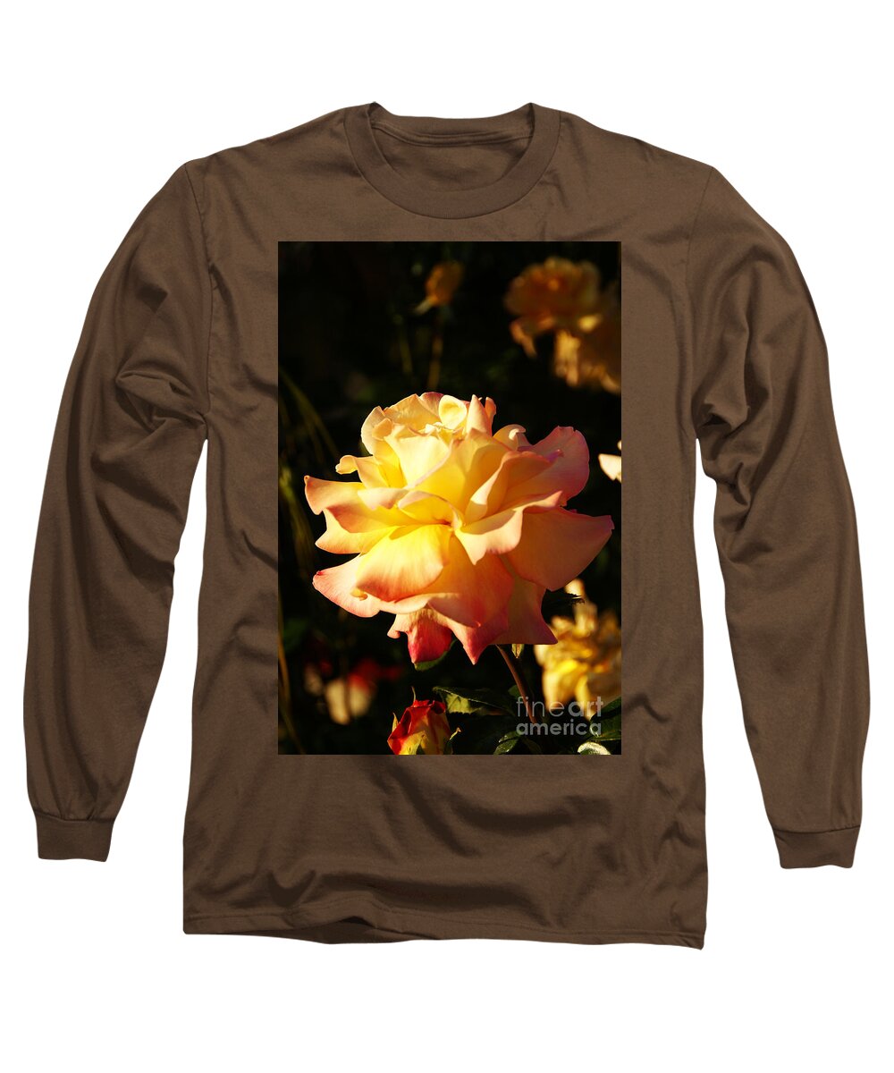 Rose Long Sleeve T-Shirt featuring the photograph Together We Stand by Linda Shafer