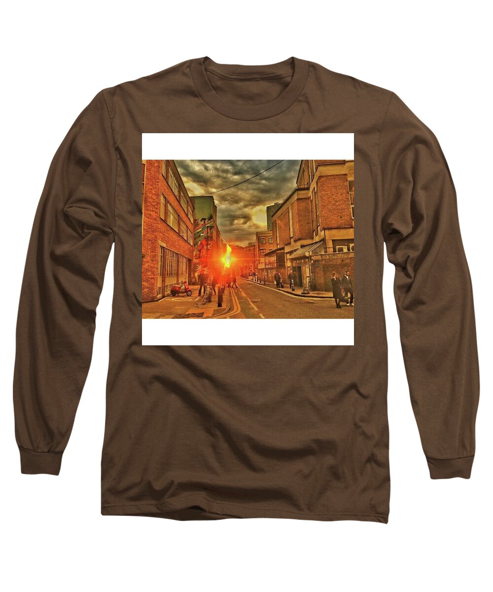 Artistsview Long Sleeve T-Shirt featuring the photograph Tonight's Sunset Reflected From A by Tai Lacroix