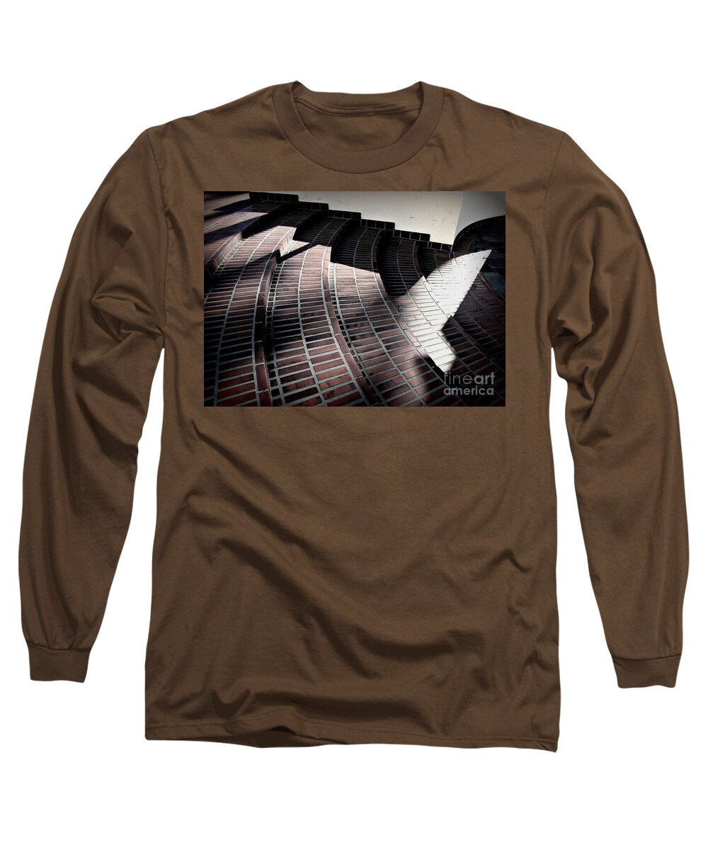 Steps Long Sleeve T-Shirt featuring the photograph Union Steps by Jenny Revitz Soper