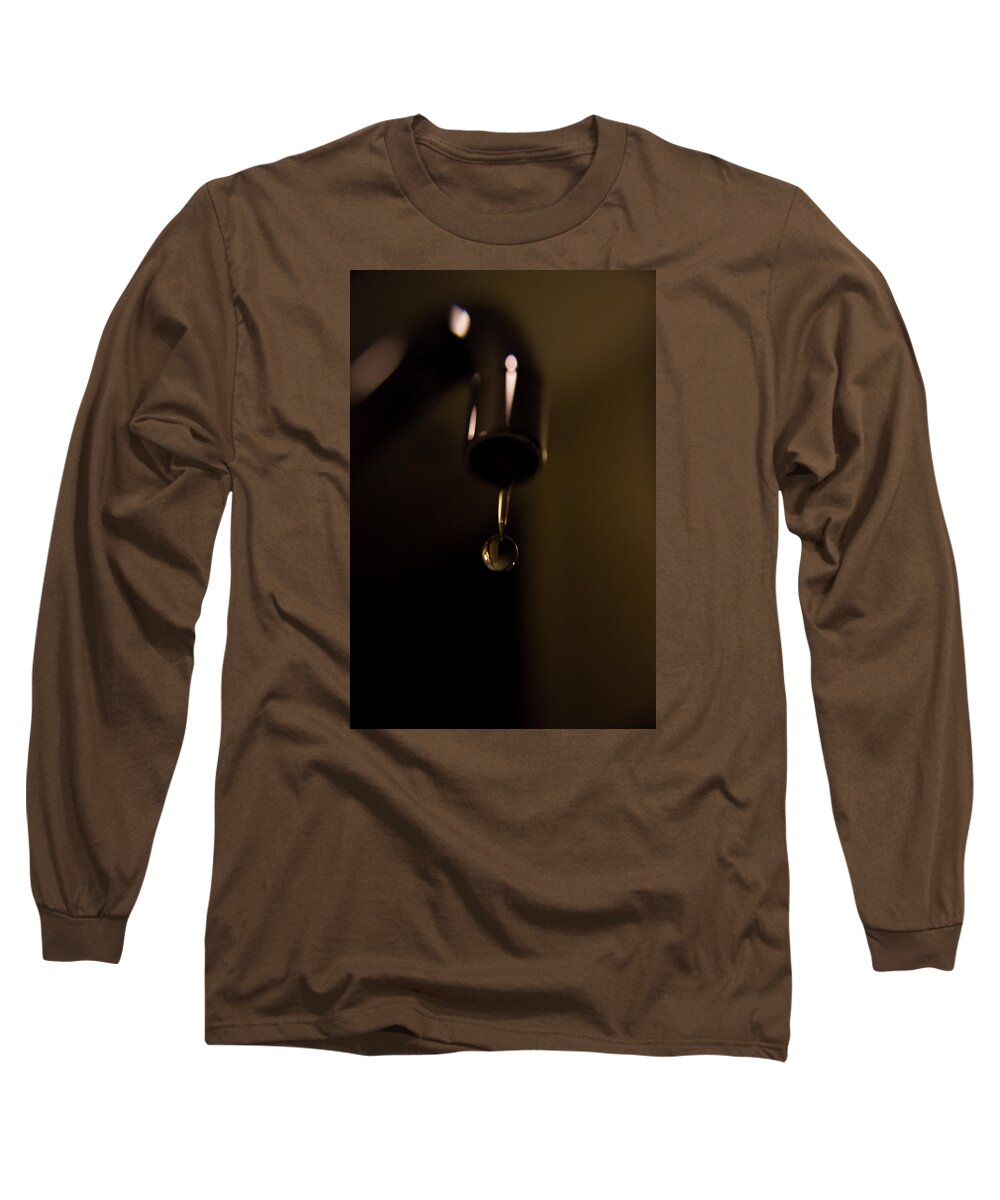 Water Long Sleeve T-Shirt featuring the photograph Water droplet by Mike Dunn