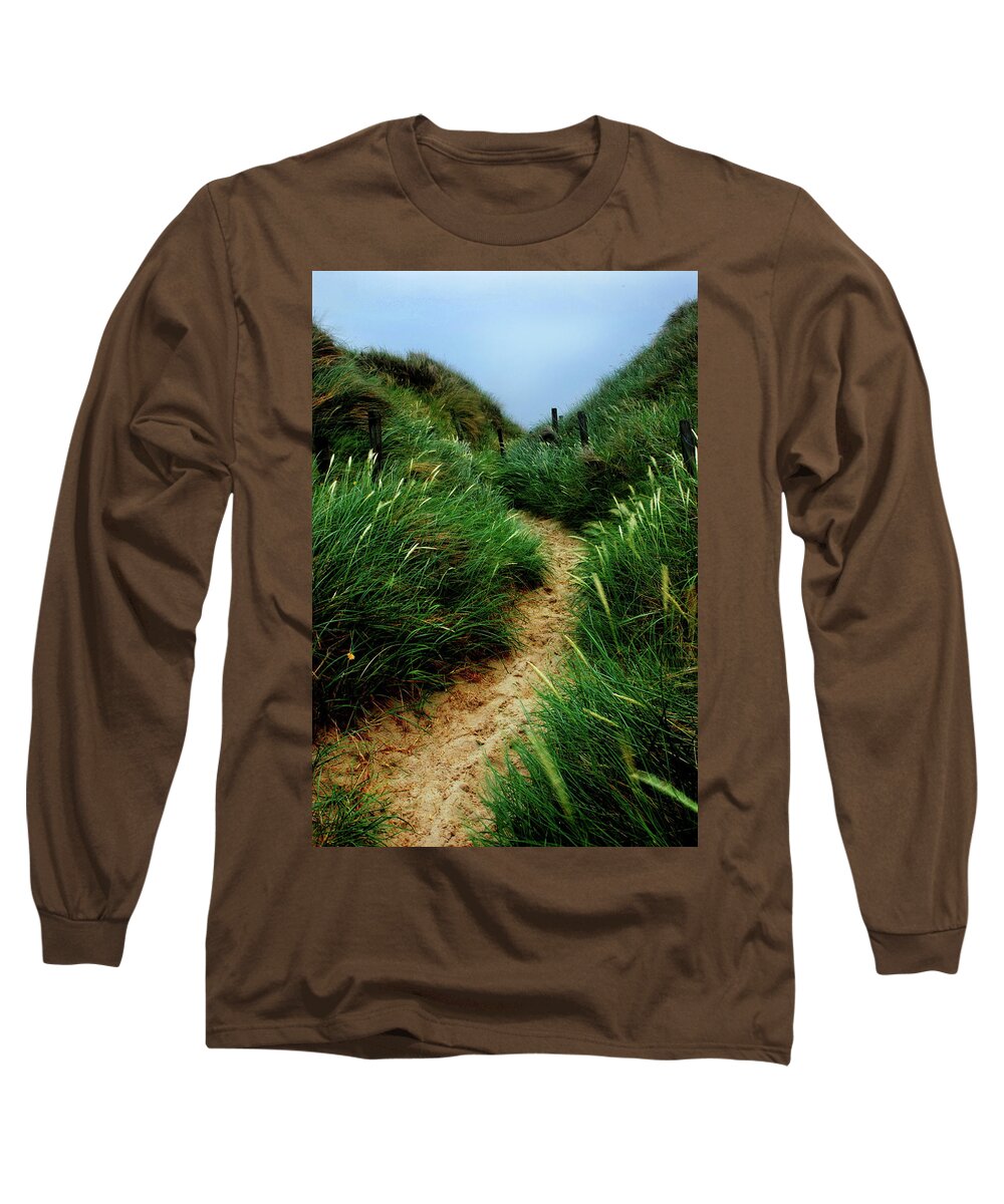 Beach Long Sleeve T-Shirt featuring the photograph Way Through The Dunes by Hannes Cmarits