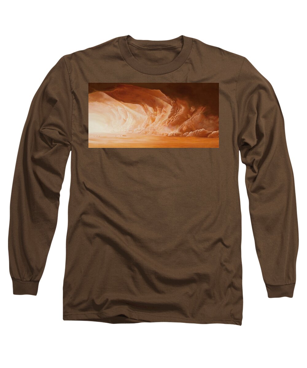 Mad Max Long Sleeve T-Shirt featuring the painting What a Lovely Day by Jennifer Walsh