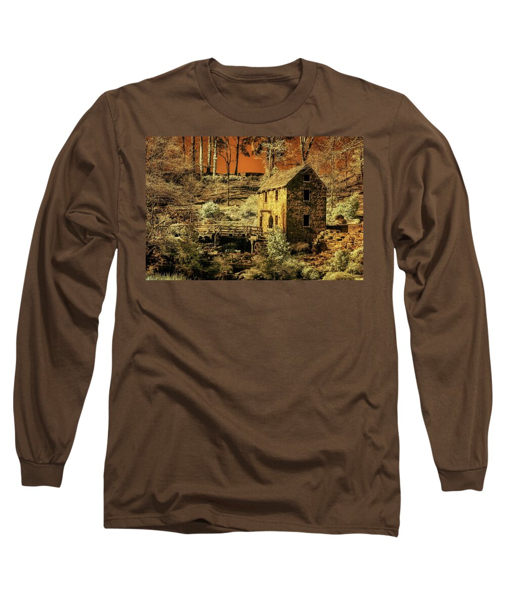 Old Mill Long Sleeve T-Shirt featuring the photograph The Old Mill #1 by Michael McKenney