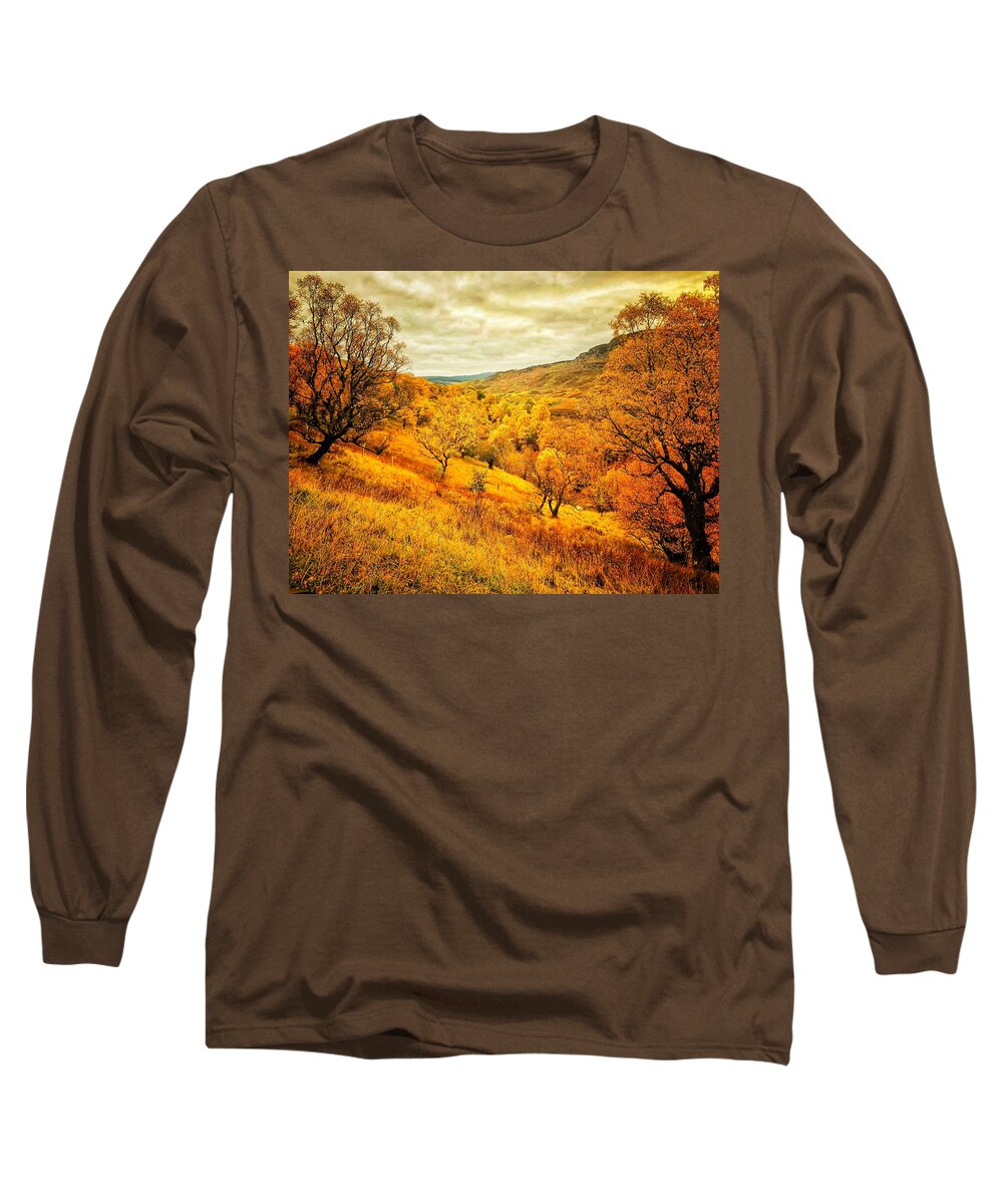 Autumn Long Sleeve T-Shirt featuring the photograph Ancient Autumn by Mark Egerton