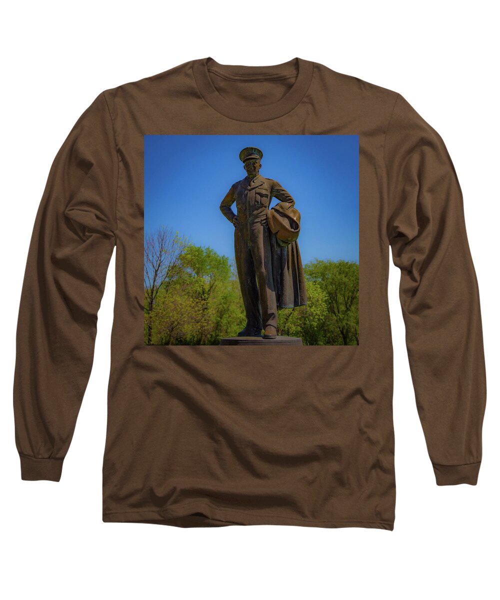Eisenhower Ave Long Sleeve T-Shirt featuring the photograph Carlyle Ike by Lora J Wilson
