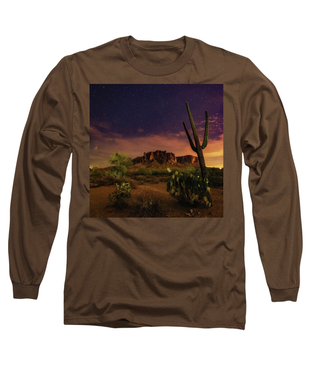 Desert Long Sleeve T-Shirt featuring the photograph Desert Beauty by Tassanee Angiolillo