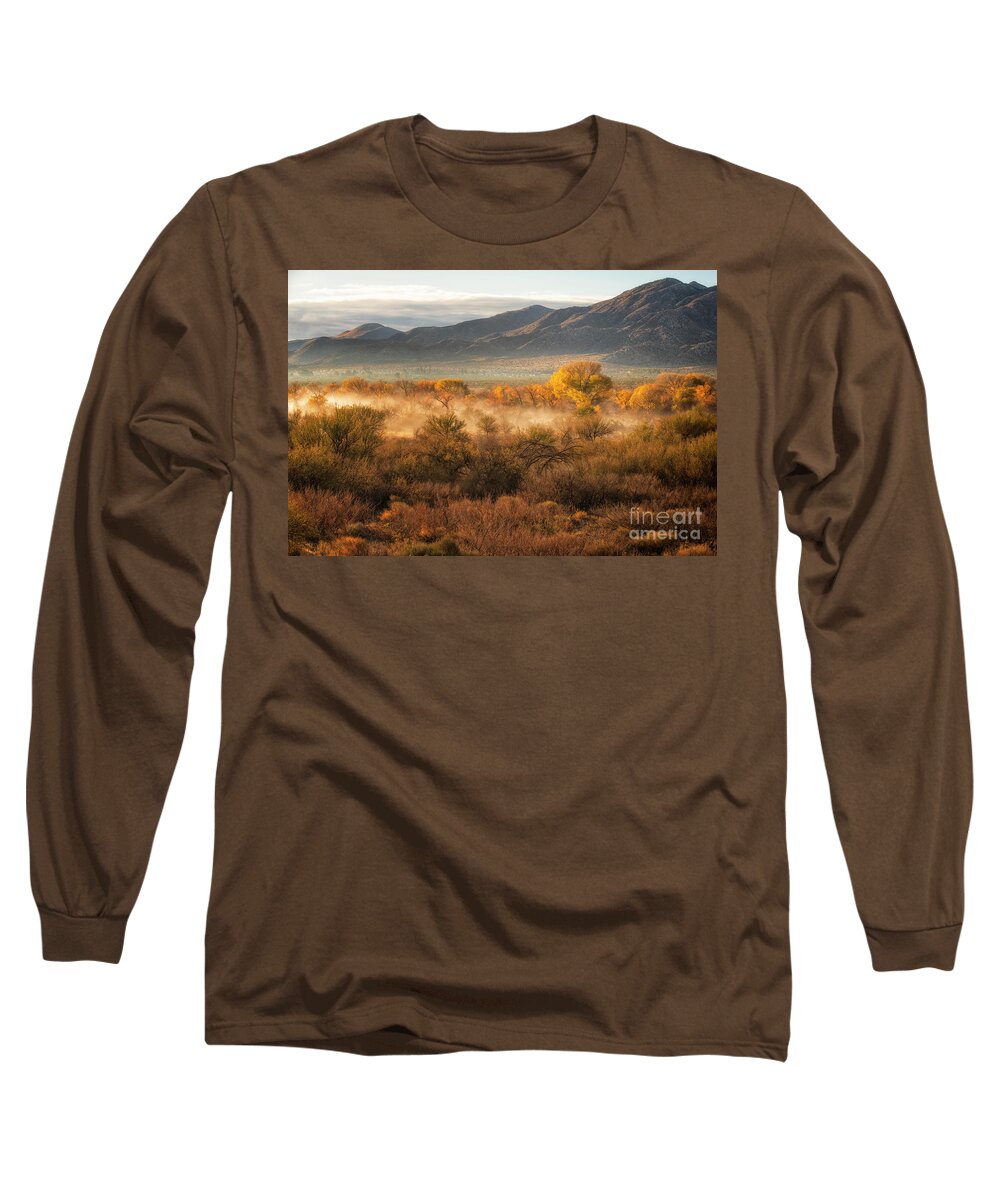 Desert Long Sleeve T-Shirt featuring the photograph Desert Sunrise by Jennifer Magallon