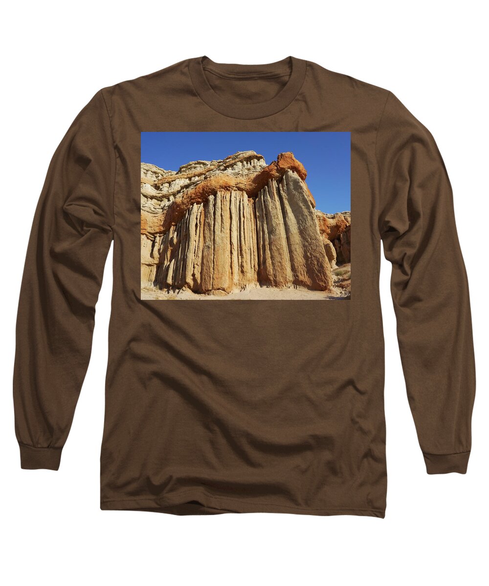 Red Rock Canyon Long Sleeve T-Shirt featuring the photograph Morning Color Red Rock Canyon by Brett Harvey