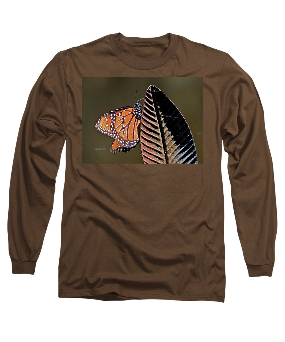 Queen Butterfly Long Sleeve T-Shirt featuring the photograph Rusty Queen #1 by Nancy Denmark