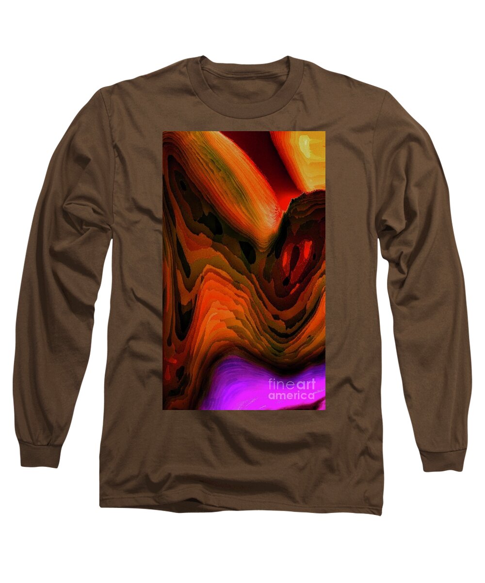 Eye Long Sleeve T-Shirt featuring the digital art I Da Ho 3 by Glenn Hernandez