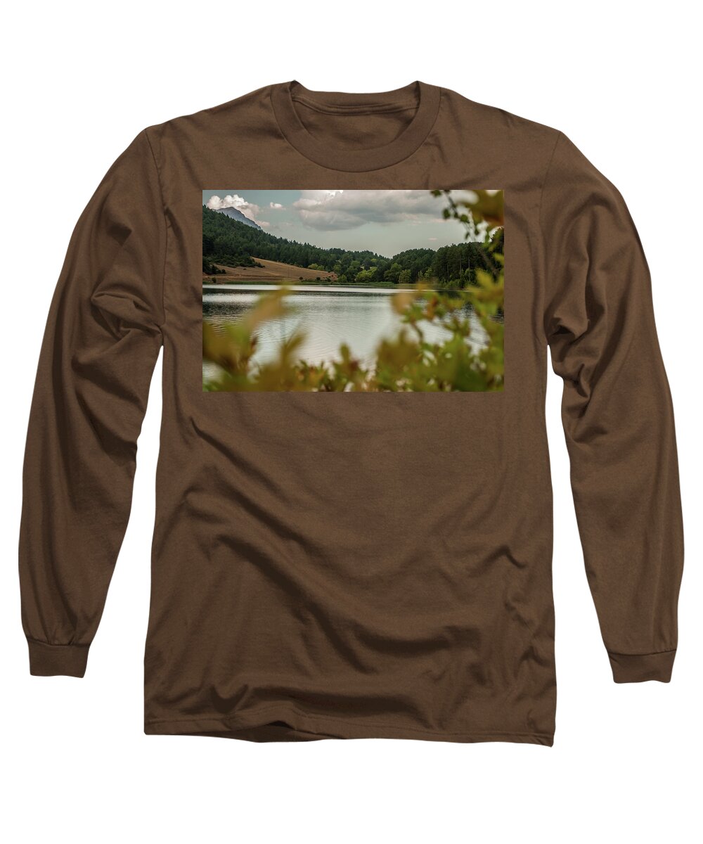 Greece Long Sleeve T-Shirt featuring the photograph Landscape in Greece #2 by Eleni Kouri
