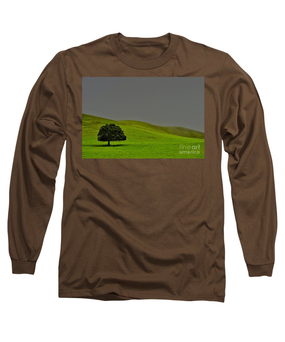 Kohala Mountain Road Long Sleeve T-Shirt featuring the photograph How Green was My Valley by Debra Banks