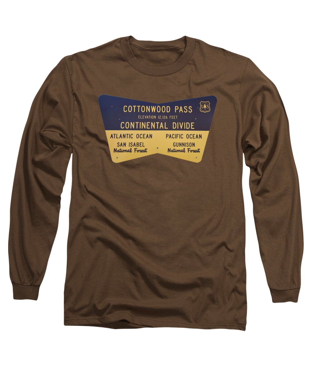 Cottonwood Pass Long Sleeve T-Shirt featuring the photograph Cottonwood Pass 2 by Tony Baca