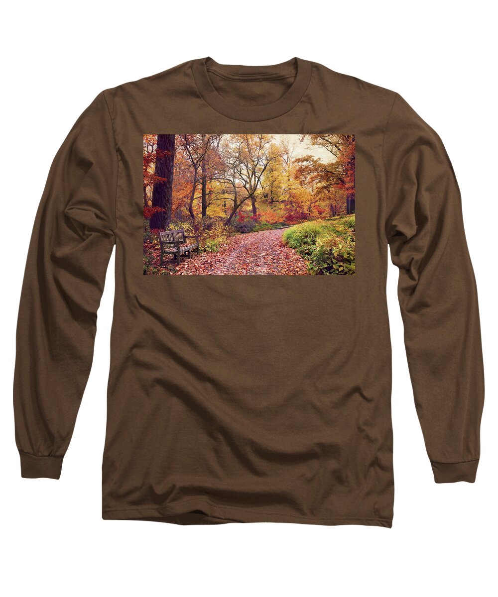 Autumn Long Sleeve T-Shirt featuring the photograph Autumn Azalea Garden by Jessica Jenney