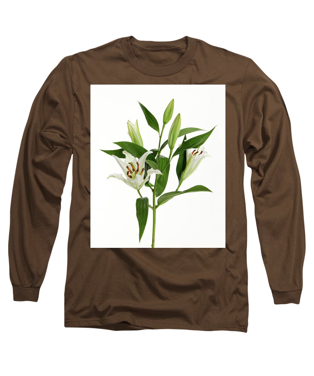Easter Lilies Long Sleeve T-Shirt featuring the photograph Easter Lilies by Sandi OReilly