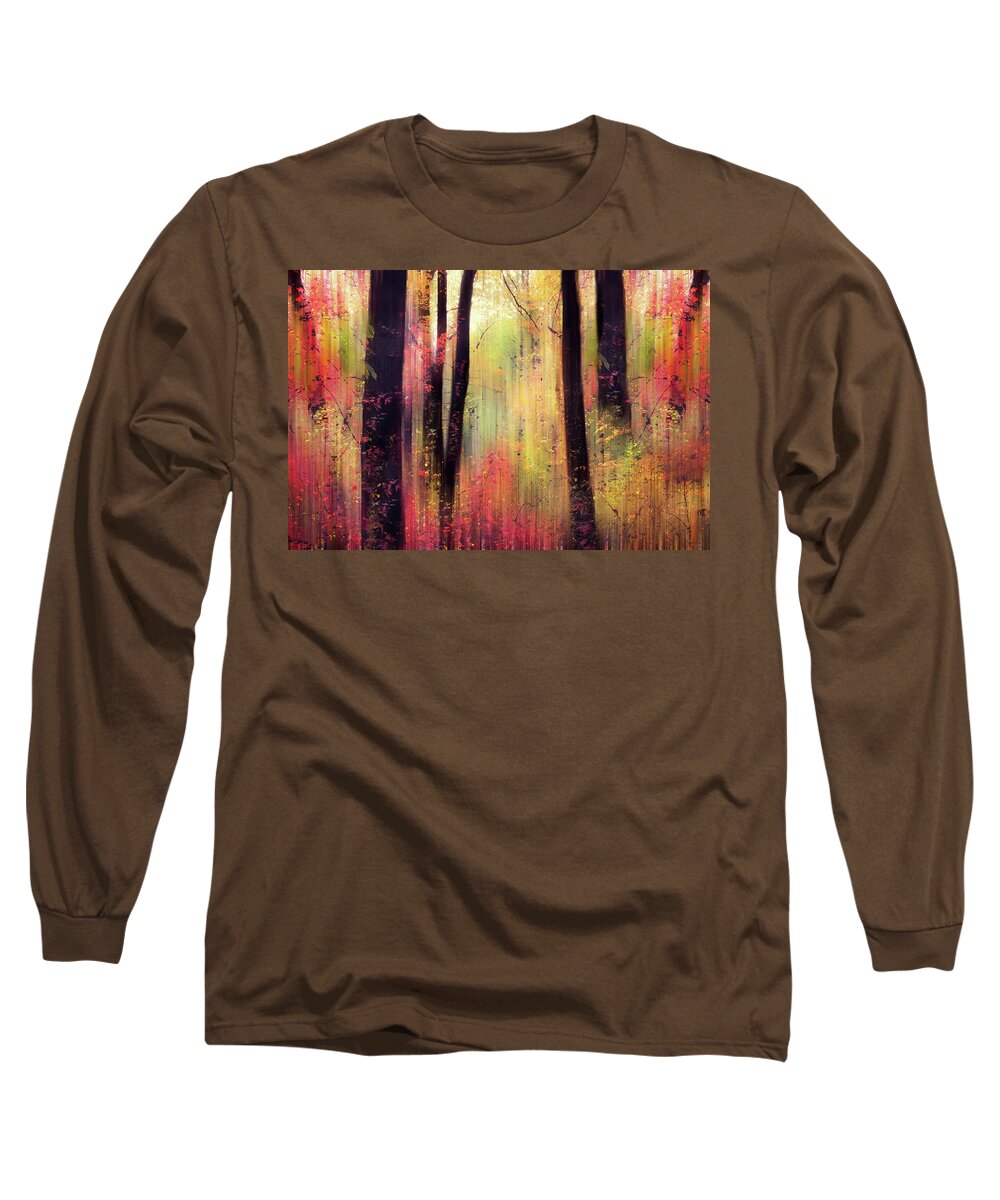 Forest Long Sleeve T-Shirt featuring the photograph Forest Frolic by Jessica Jenney