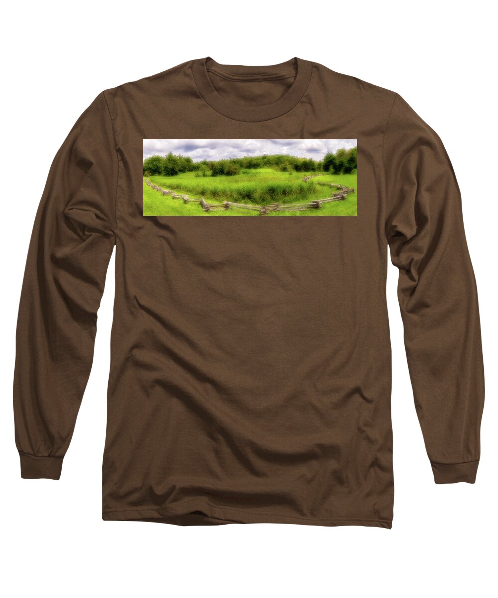 Mountains Long Sleeve T-Shirt featuring the photograph Landscapes and mountains Blue Ridge Smart View fx 927 by Dan Carmichael