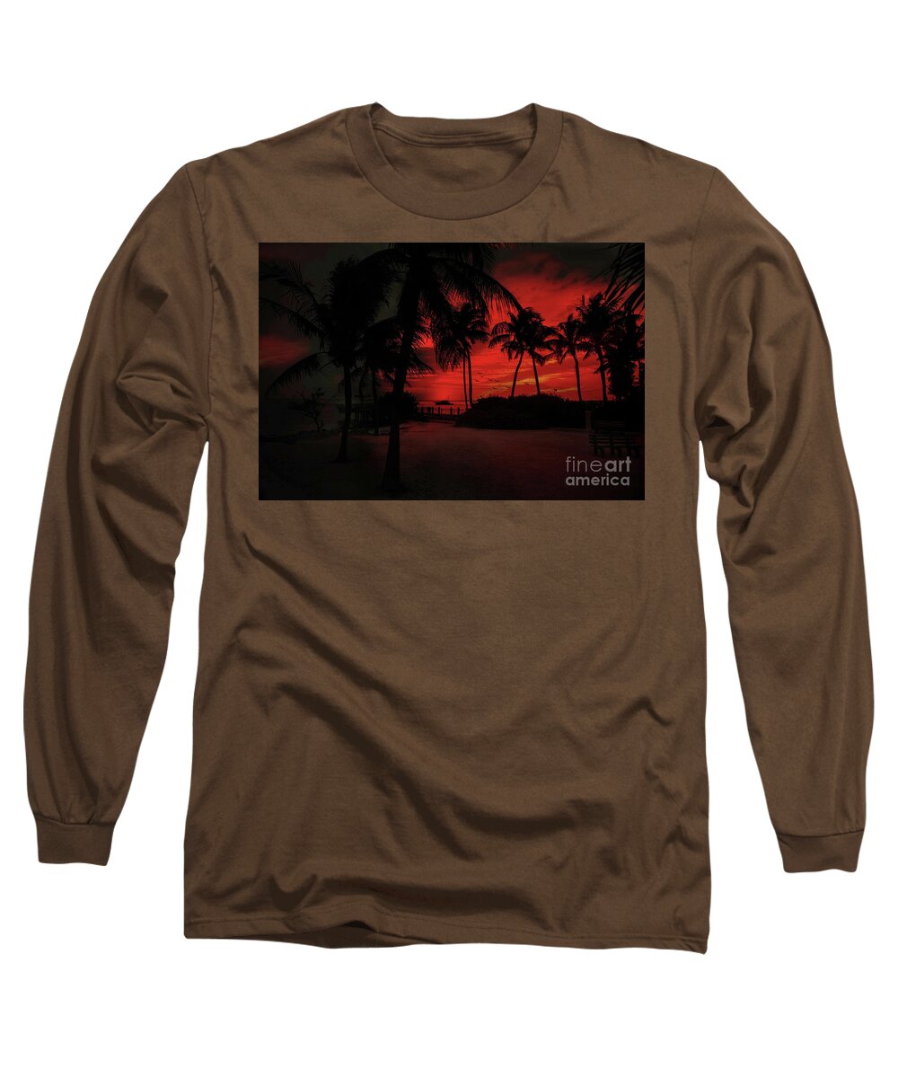 Florida Keys Long Sleeve T-Shirt featuring the photograph Love Is A Marathon by Ed Taylor